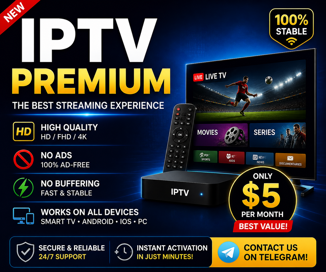 IPTV Premium Banner